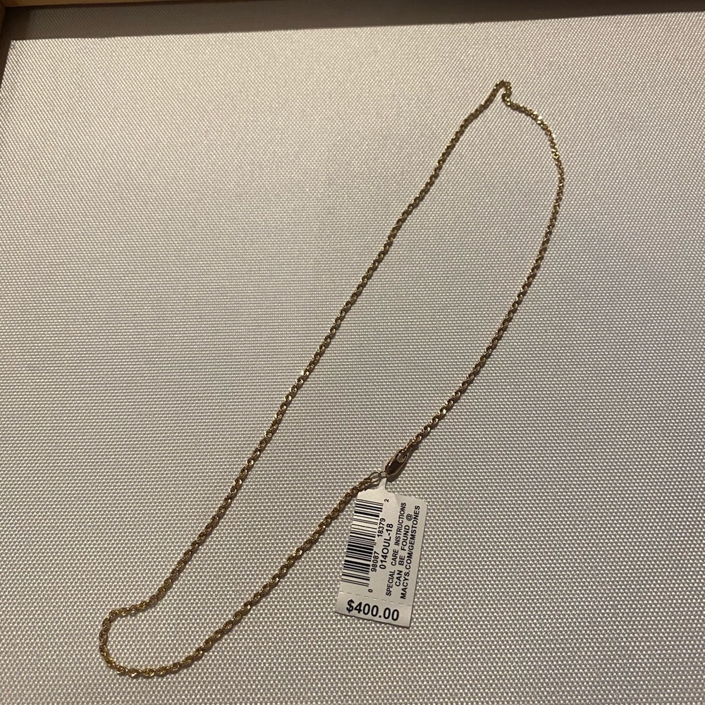 18 inch gold chain
